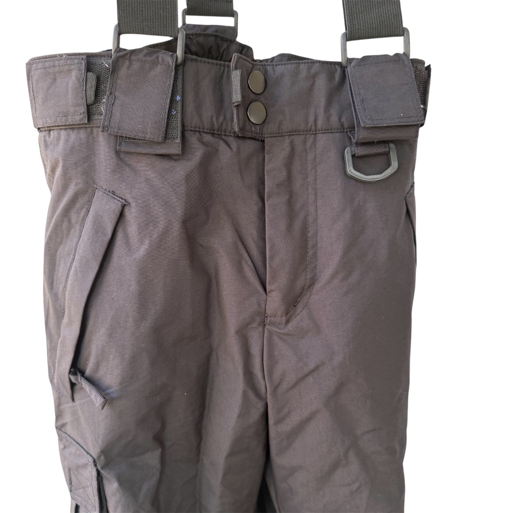 Sport Essentials Kids Ski Bib Pants Black EUC Size 8